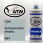 Preview: Opel, Alabastersilber Metallic, B64: 400ml Sprühdose, von ATW Autoteile West.